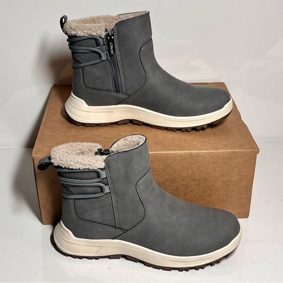 Khombu Sarah Water Repellent Ankle Boots - Picture 1 of 7